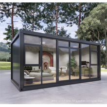 modular prefab modern glass houses container house